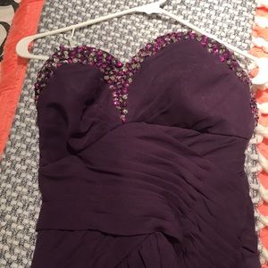 Size 4 purple prom dress w/ sequins